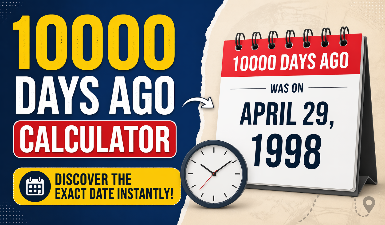 10000 Days Ago Calculator: Discover the Exact Date