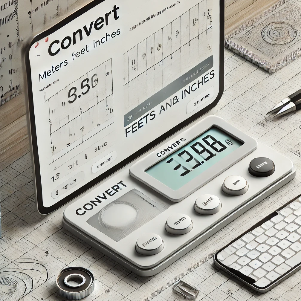 Convert Meters to Feet and Inches