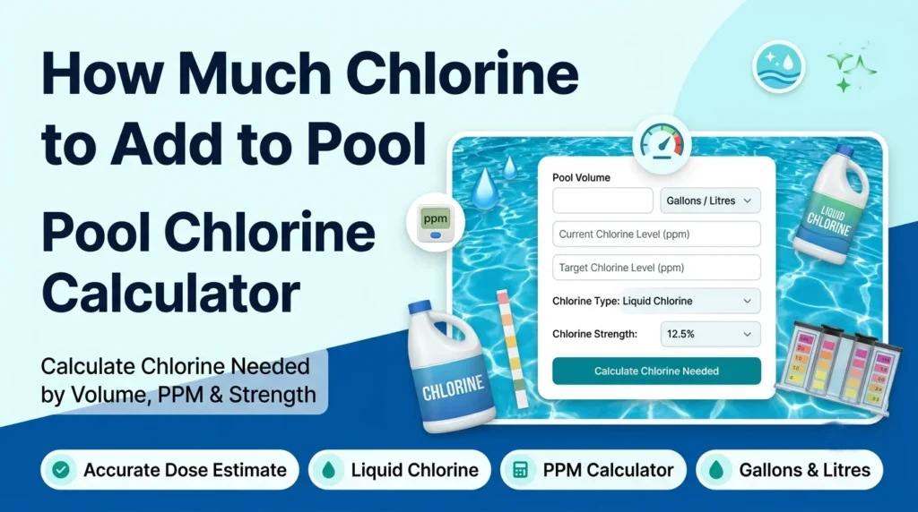How Much Chlorine to Add to Pool
