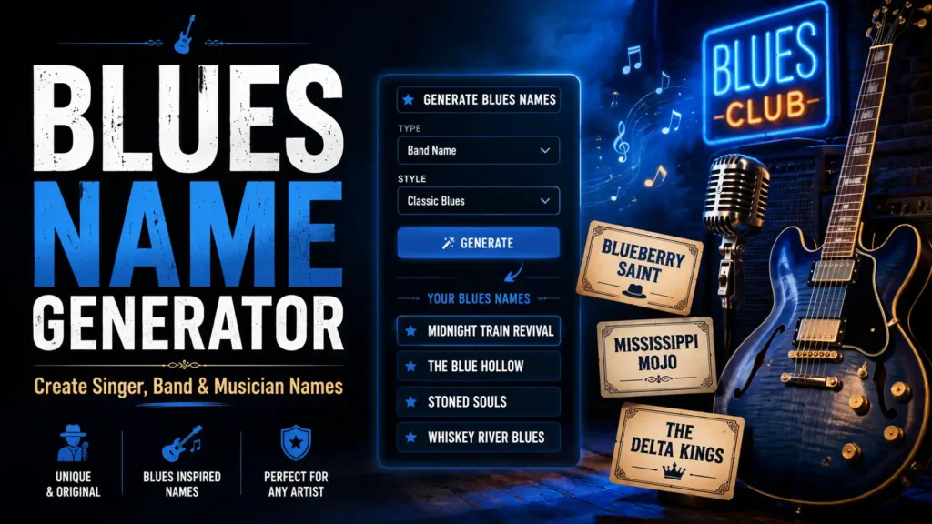 Blues Name Generator