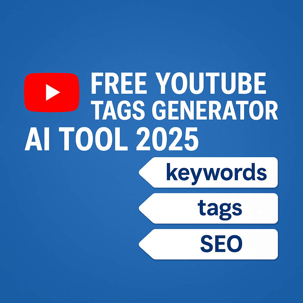 [FREE] YouTube TAGS Generator AI Tool 2025