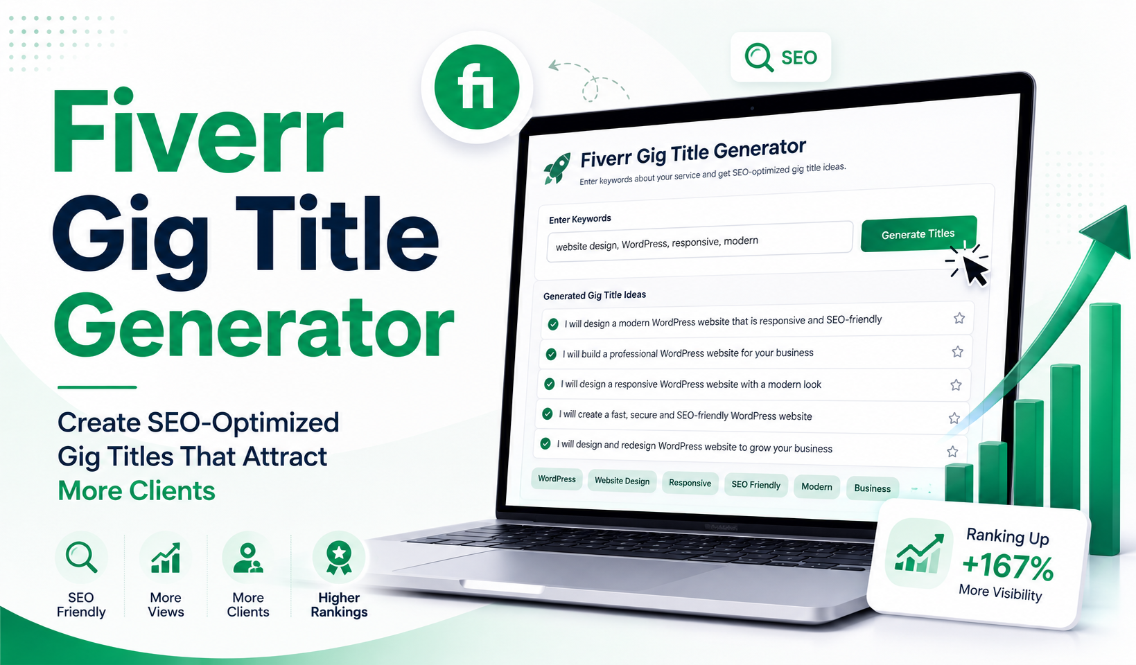 Fiverr Gig Title Generator – SEO Title Ideas