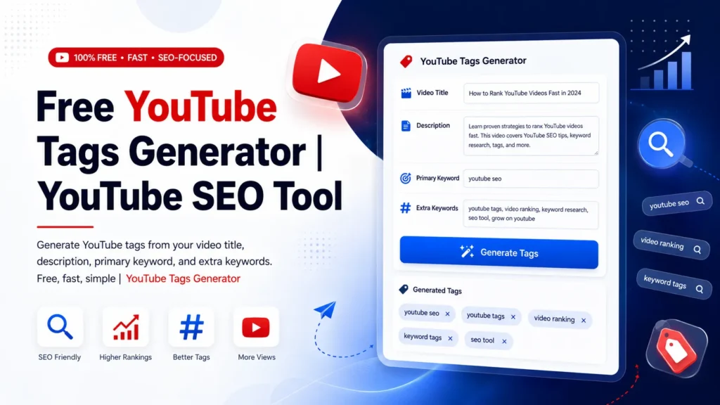 Free YouTube Tags Generator
