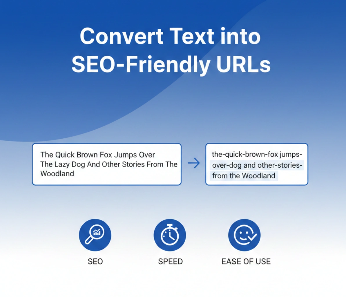 URL Slug Generator - Text to Slug Converter
