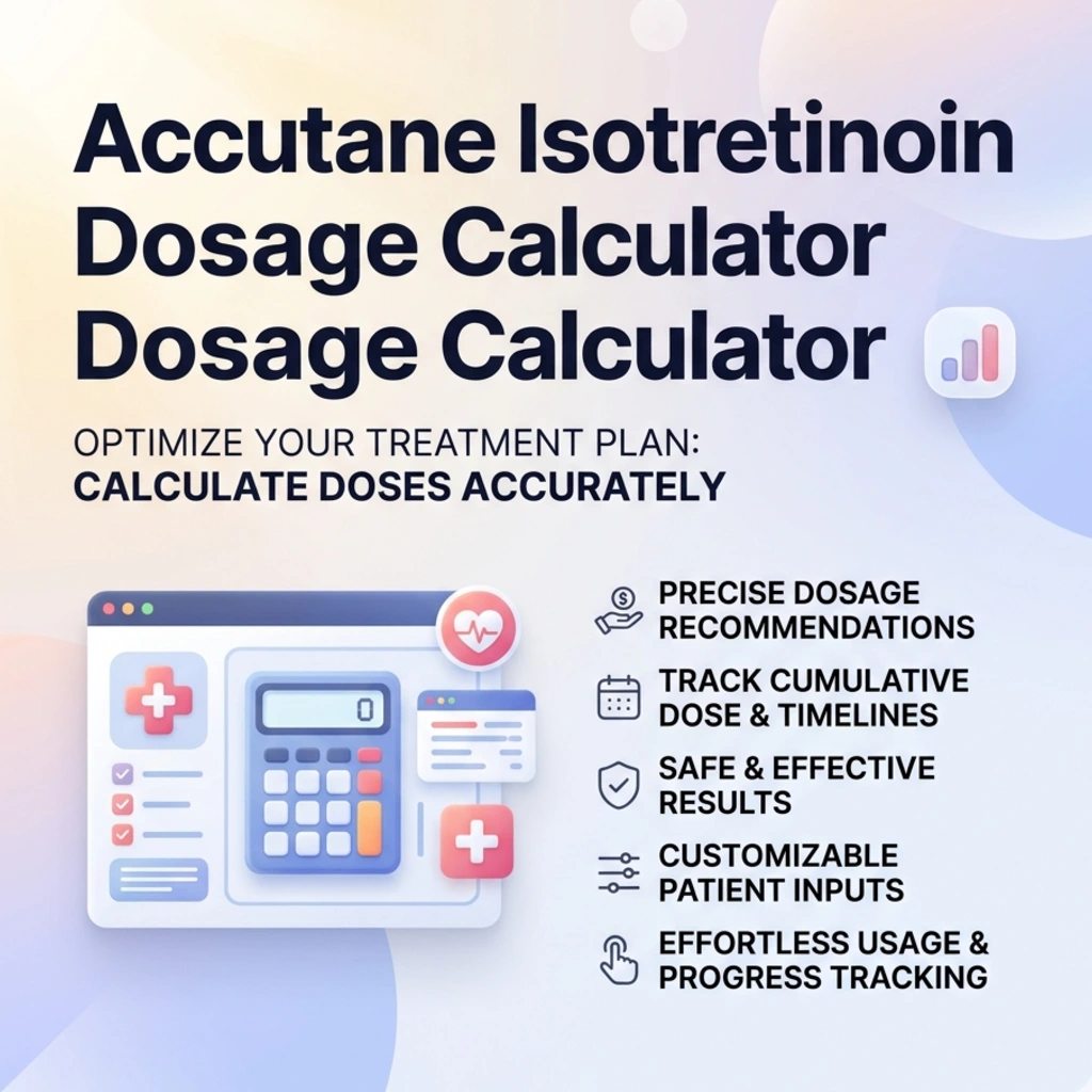 Accutane Isotretinoin Dosage Calculator