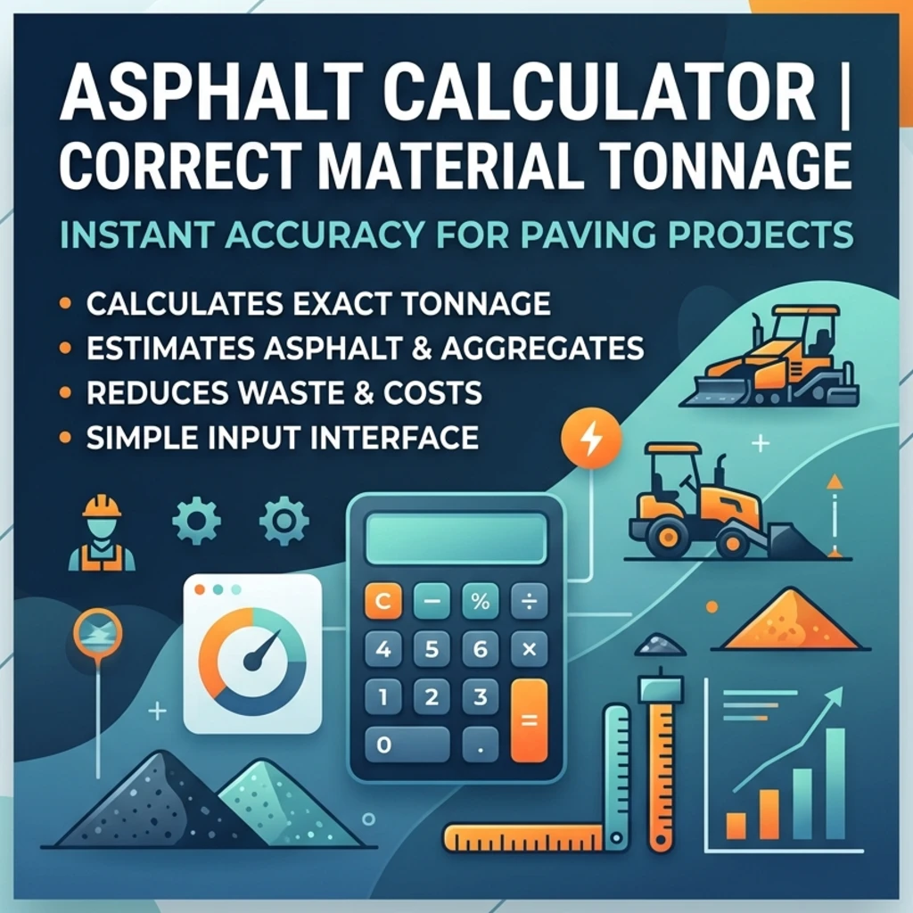 Asphalt Calculator Correct Material Tonnage
