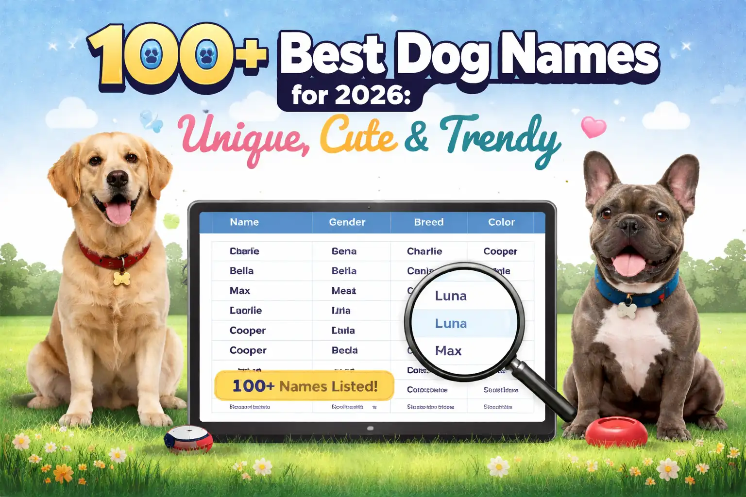 Best Dog Names for 2026