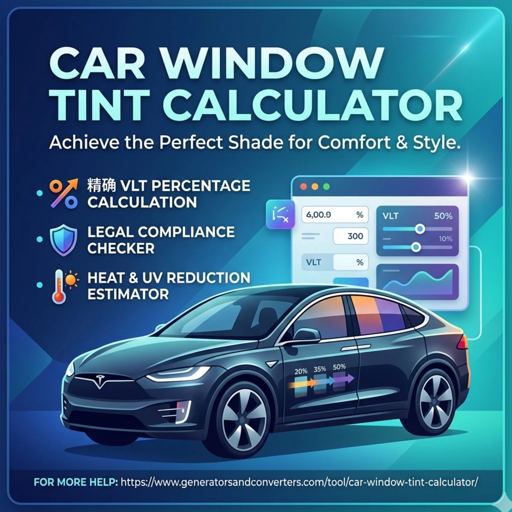 Car Window Tint Calculator