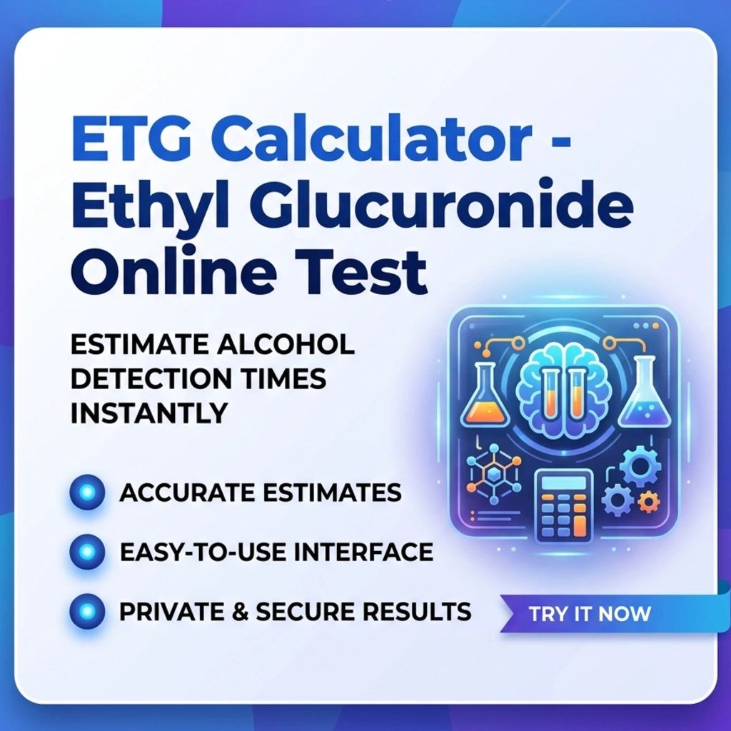 ETG Calculator - Ethyl Glucuronide Online Test