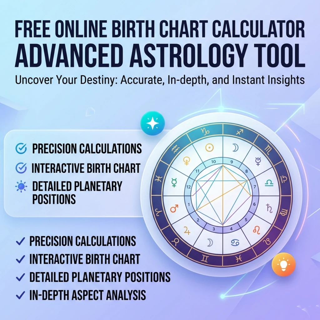 Free Online Birth Chart Calculator - Advanced Astrology Tool