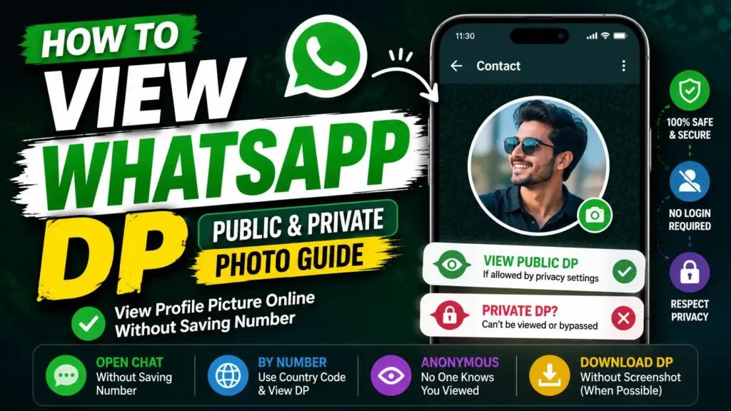 How to View WhatsApp DP In 2026