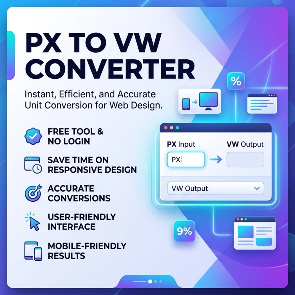 PX to VW Converter [Free Tool & No Login]