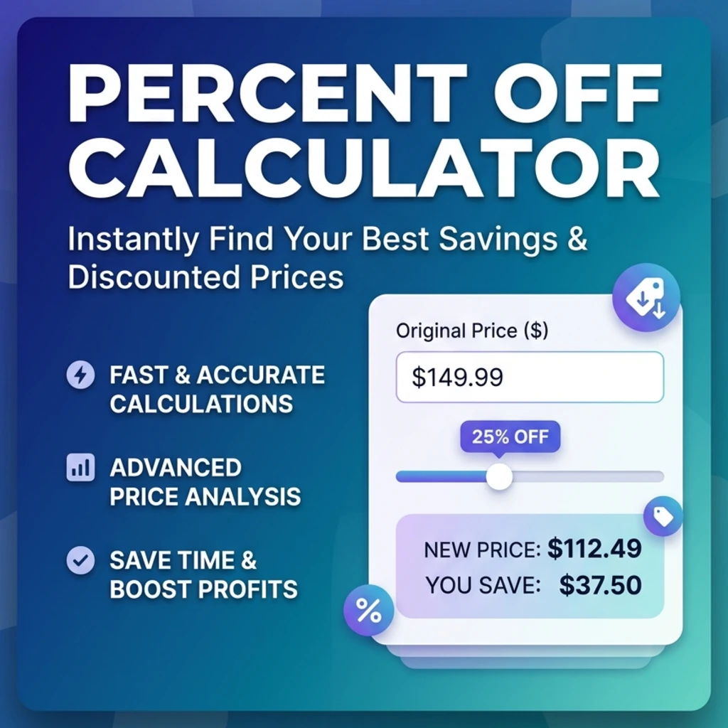 Percent Off Calculator [Advanced Price Tool]
