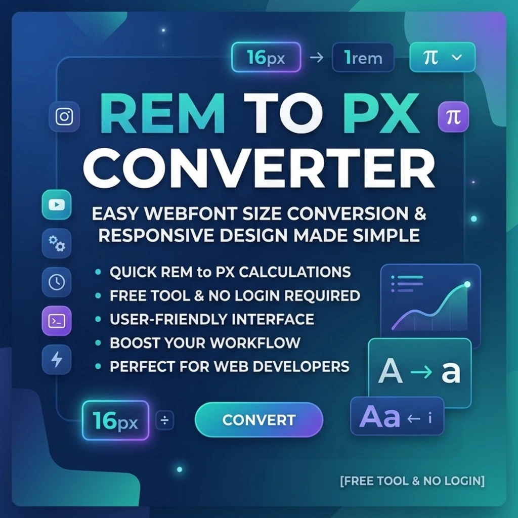 REM to PX Converter [Free Tool & No Login]