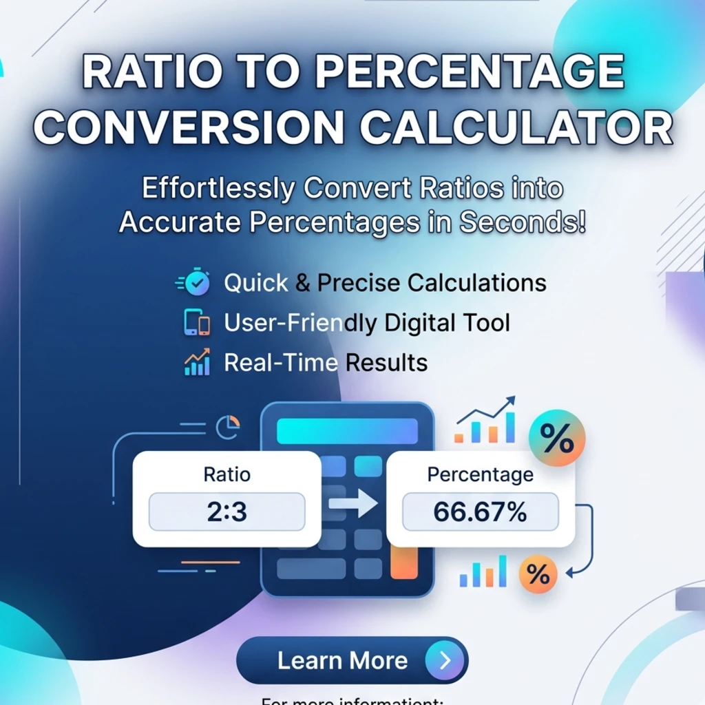 Ratio To Percentage Conversion Calculator