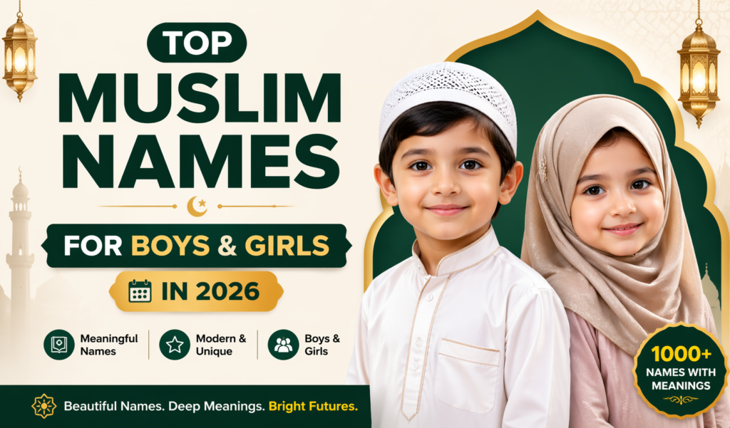 Top Muslim Names for Boys and Girls in 2026