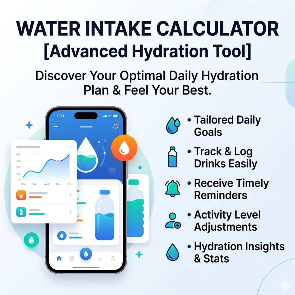 Water Intake Calculator [Advanced Hydration Tool]