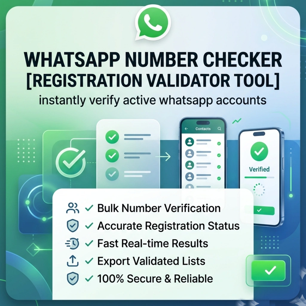 WhatsApp Number Checker [Registration Validator Tool]