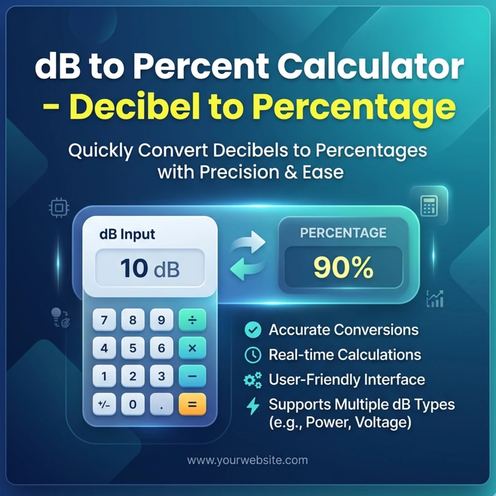 dB to Percent Calculator – Decibel to Percentage