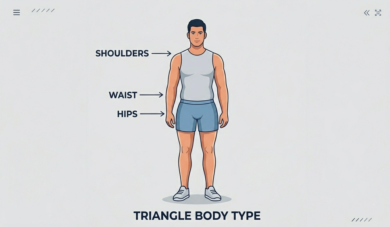 Triangle body type